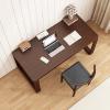 ALEEIK Home Office Computer Desk, Modern Simple Writing Desk Study Reading Table Rustic Style Wood Desk(47" W x 29.5" H x 24" D, D) view 2