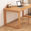 ALEEIK Home Office Computer Desk, Modern Simple Writing Desk Study Reading Table Rustic Style Wood Desk(47" W x 29.5" H x 24" D, D) view 3