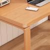 ALEEIK Home Office Computer Desk, Modern Simple Writing Desk Study Reading Table Rustic Style Wood Desk(47" W x 29.5" H x 24" D, D) view 4