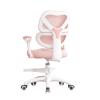 BXKCFYBSQ Kids Learning Computer Chair with Adjustable Armrests and Footrest, Ergonomic Kids Task Student Chair for Teen Boys Girls Home Bedroom School (Color : Pink) view 1