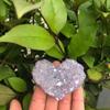 KatLin Titanium Rainbow Amethyst core Stone Healing Crystal Crystal Halo Angel Halo Ornaments (Size : 1pcs) view 4