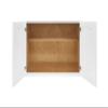 ONESTOCK White Shaker Wall Cabinet - Ready to Assemble, Perfect for Kitchen, Laundry, and Bathroom Storage - 36W x 24H x 24D view 4