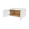 ONESTOCK White Shaker Wall Cabinet - Ready to Assemble, Perfect for Kitchen, Laundry, and Bathroom Storage - 30W x 12H x 12D view 3