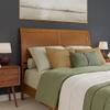 AFI, Portland Queen Sleigh Solid Wood Panel Headboard, Light Toffee view 2