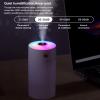 Nachukan 300ml Portable Mini Cool Mist Humidifier,Quiet Ulltrasound for Car House Office Travel - Colorful Light Tabletop Desktop Humidifiers Under 1 Liter(Grey) view 4