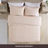 Beatrice Home Fashions Wedding Ring Chenille Bedspread, Full, Blush view 2