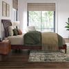 AFI, Orleans Full Solid Wood Low Profile Sleigh Platform Bed, Walnut view 4