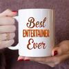 MONIZILUCKY Gifts For Entertainer - Best Entertainer Ever Mug - Entertainer Gifts - 11oz White Ceramic Mug for Office, Women, Men, Work Friends, Coworkers - Thanksgiving, Birthday, Christmas Gift view 2