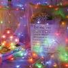 beatineon 600 LED Curtain Lights, 9.8x9.8Ft, Plug in Window Curtain Lights, Hanging Christmas String Lights for Bedroom Garden Wedding Party Outdoor Indoor Wall Decorations (9.8x9.8Ft/600LED, RGYB) view 2