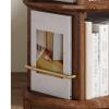GAMAK Book Case for Adults, Small Rotating Bookshelf 2 Tier with Support Base Freestanding Storage Organizer Holder Book Rack for Bedroom Living Room Study Room view 2