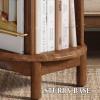 GAMAK Book Case for Adults, Small Rotating Bookshelf 2 Tier with Support Base Freestanding Storage Organizer Holder Book Rack for Bedroom Living Room Study Room view 4