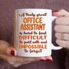 MONIZILUCKY Gifts For Office Assistant - Best Office Assistant Ever Mug - Office Assistant Gifts - 11oz White Ceramic Mug for Office, Women, Men, Work Friends, Coworkers - Thanksgiving, Christmas Gift view 3