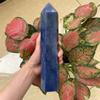 GEBSKI Natural Blue Urine Quartz Crystal Obelisk Points to Room Decoration Home Decoration (Size : 800-850g) view 2