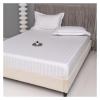ADovz - Sliver Grey Stripes 100% Egyptian Cotton Jacquard Bedlinens Queen King Size Set Fitted Sheet Duvet Cover Bedding,Bed Sheets view 3