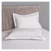 ADovz - Sliver Grey Stripes 100% Egyptian Cotton Jacquard Bedlinens Queen King Size Set Fitted Sheet Duvet Cover Bedding,Bed Sheets view 4