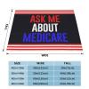 Ask Me About Medicare Gifts Blanket Gifts Funny Throw Blanket Flannel Blanket Soft Blanket Fuzzy Blanket Soft Cozy Lightweight Blanket for Sofa Bed Travel 40"x30" view 4