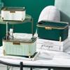 VINGAA Tissue Box Holder,Tissue Box Cover,Tissue Box Organizer,Multifunctional Tissue Box Organizer,Tissue Box Cover with Storage,for Living Room,Office,Night Stand,Dresser,Bathroom,Bedroom view 2