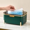 VINGAA Tissue Box Holder,Tissue Box Cover,Tissue Box Organizer,Multifunctional Tissue Box Organizer,Tissue Box Cover with Storage,for Living Room,Office,Night Stand,Dresser,Bathroom,Bedroom view 4