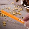 HOLIDYOYO Crumb Sweeper, 2pcs Restaurant Crumb Cleaner Stainless Steel Bread Crumber Scraper Desk Cleaning Tool for Shop Homes for Servers Waiters Golden view 2
