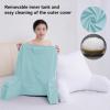 AKYLDI Back Pillow for Bed Sitting up, Back Rest Pillow with Arms and Pockets/Washable Cover, Bed Chair Pillows for Sitting up in Bed for Resting,Watching TV,Black view 4