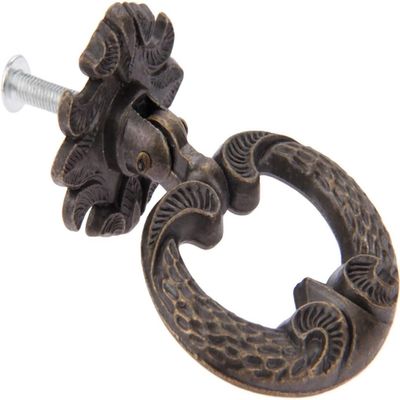 BULINO Drawer Knobs, Vintage Cabinet Handles,Antique Handles,4pcs Antique Furniture Handle Vintage Cabinet Knobs and Handles Kitchen Cabinets Pull Knobs Hanging Pulls Drawer Wardrobe Cupboard D