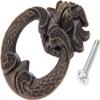 BULINO Drawer Knobs, Vintage Cabinet Handles,Antique Handles,4pcs Antique Furniture Handle Vintage Cabinet Knobs and Handles Kitchen Cabinets Pull Knobs Hanging Pulls Drawer Wardrobe Cupboard D view 3