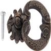 BULINO Drawer Knobs, Vintage Cabinet Handles,Antique Handles,4pcs Antique Furniture Handle Vintage Cabinet Knobs and Handles Kitchen Cabinets Pull Knobs Hanging Pulls Drawer Wardrobe Cupboard D view 4