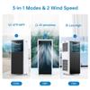 SLifet Portable Air Conditioner, 8000 BTU Portable AC/Air Conditioner with Remote Control, Compact Indoor AC Unit with 3 Modes and 24 Hour Timer, for Home Office Dorm Black view 3