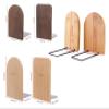 Book Ends Nonskid Bookends Book Stand Desktop Organizer Desktop Office Bookends Stand Holder Shelf 13x8cm Bookends Decorative view 2