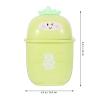 HOLIDYOYO Creative Pineapple Trash Can Lid Cute Desktop Garbage Container for Home Bedroom and Office Design for Spaces view 2