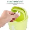 HOLIDYOYO Creative Pineapple Trash Can Lid Cute Desktop Garbage Container for Home Bedroom and Office Design for Spaces view 4