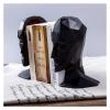 Book Ends Book Shelf Bookcase Character Sculpture Bookends - Book File Resin Character Book Stand - Abstract Bookcase Desktop Decoration (Color : Dolphin Waves) view 2