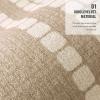Boho Area Rug 6x9ft/72x108in/180x275cm Living Room Rug Light Gray/Tan Washable Indoor Bedroom Carpet Modern Throw Rug Neutral Accent Rug Distressed Low Pile Rug for Office Dining Room view 2
