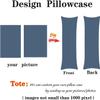 Custom Body Pillow Cases, Personalized Long Pillow Cover with Picture Text, Customized Throw Cushion Covers Two-Sides Print Love Keepsake Gift to Family Wife Husband Friends Pet 20x60in, Dusty Blue view 4