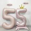 40 Inch Pink Crown Number Balloon Pink Foil Large Number 1 Balloons for 1nd Girls Birthday Wedding Anniversary Princess Party baby shower Number Balloon Decorations Supplies 1 view 4