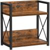 Giikin Kitchen Countertop Organizer, 2 Tier Spice Rack Organizer for Pantry, Kitchen Counter Shelf Wood Coffee Station Organizer (Brown, M) view 1