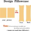 Custom Rectangle Body Pillow Covers, Customized Photo Long Body Pillowcase, Personalized Throw Cushion Cover, Double Printed Valentines Day Gifts for Couples/Wife/Husband/Lover, 20"x 54", Beige view 4