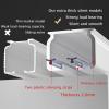 Curtain Double Tracks Luxury Thick Heavy Aluminum Alloy Curtain Rails, Silent Sliding Ceiling Curtain Rail, Heavy-Duty Curtain Conjoined Double Track Rails Ceiling/Wall Mount Curtain Rail System ( Col view 4