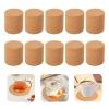 200 Pcs Cup Mats Coaster for Drinks, 4 Inch Soft Cork Blank Cup Mat, Round Thick Cork Coasters for Coffee Wine Glass Tea Cup Apartment Kitchen Bar Coffee Table Decor view 2