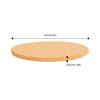200 Pcs Cup Mats Coaster for Drinks, 4 Inch Soft Cork Blank Cup Mat, Round Thick Cork Coasters for Coffee Wine Glass Tea Cup Apartment Kitchen Bar Coffee Table Decor view 4