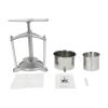 Fruit Wine Press, 0.8Gal Manual Juice Maker, 3L Fruit Cider Grinder with 2 Stainless Steel Barrels, Filter Bag, Triangular Structure & T-Handle, for Cider Tincture Cheese Herb Vegetables (3L) view 3