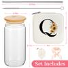 AYGXU Teacher appreciation gifts for women,glass cup with bamboo lid and straw,end of year teacher gifts,aesthetic cups,Travel Gifts for Teacher,best teacher appreciation gifts,Initial Q white view 2