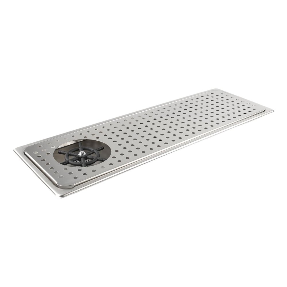 Pitcher Washer, Espresso Washer, Drainage and Drip Tray Stainless Steel Bar Glass Washer is The Sink, and The Cup Spray Washer is The Home Kitchen Hotel Cafe Restaurant (KF28-Silver)