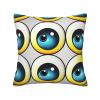 WSOIHFEC Eye Balls Print Throw Pillow Cover Decorative Throw Pillow Covers Soft Couch Pillowcase Square Cushion Case Farmhouse Pillow Covers for Sofa Bedroom Living Room Home Decor 12"x12" view 1