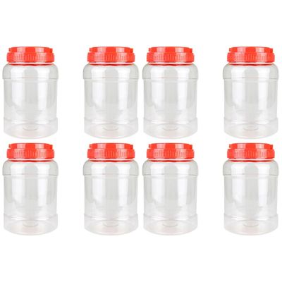 BESTOYARD 8 Pcs Transparent Storage Tank Clear Gift Boxes Pet Food Container Food Plastic Jar Food Storage, 6ZDL216J8WC111800I
