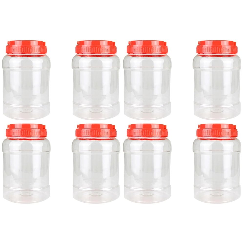BESTOYARD 8 Pcs Transparent Storage Tank Clear Gift Boxes Pet Food Container Food Plastic Jar Food Storage, 6ZDL216J8WC111800I