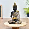 Opulent Decor Blessing Diya Samadhi Buddha for Home Dcor, Showpeice for Living Room, Sculpture for Table Dcor (29 X 27 CM) ep5 view 4
