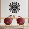 Mandala Metal Wall Art, Mandala Metal Wall Decor, Metal Mandala Wall Art, Metal Wall Art, Mandala Wall Art, Bohemian Wall Decor, Wall Decor for Living Room, Housewarming Gift (18"x 18"| 47x47cm, Sliver) view 3