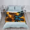 CSGJMYGS Flannel Throw Blanket, Super Soft Blankets 80""x60"", Warm Plush Blankets and Throws, Lightweight Cozy Fuzzy Blanket for Couch Sofa Bed, Blue Butterfly Throw Blanket All-Season view 4