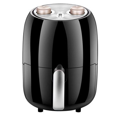 Air Fryer Intelligent Oil- free Air Fryer Household Automatic Large- capacity French Fries Replace Deep Fryer (Color : Black Size : 2L) (Black 2L)